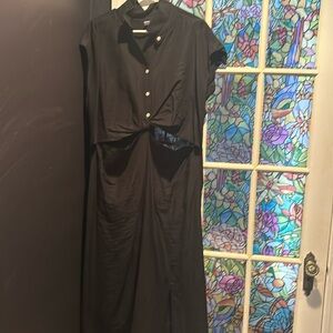 Old navy linen cutout dress